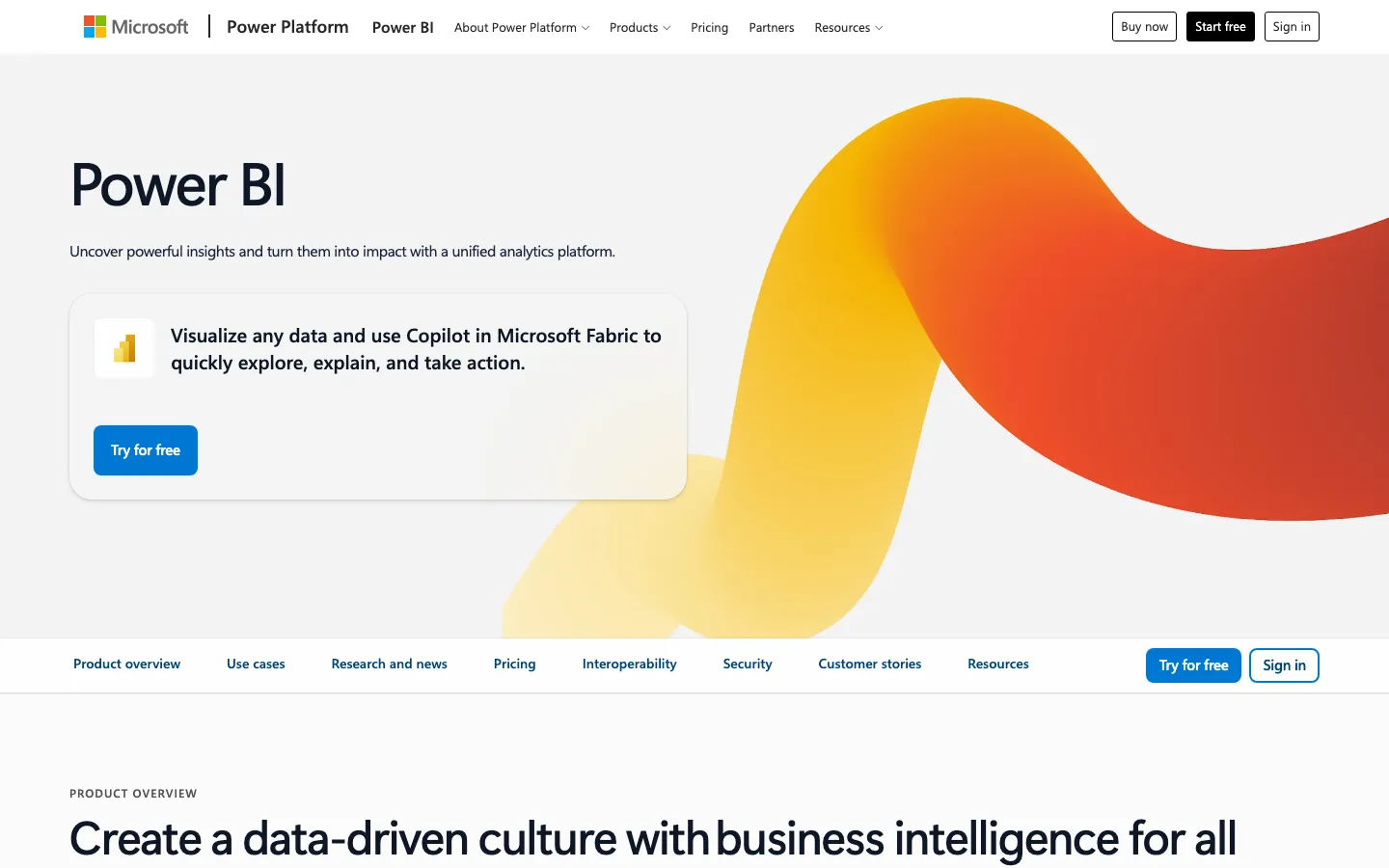 Microsoft Power BI page, captured 11 September 2026