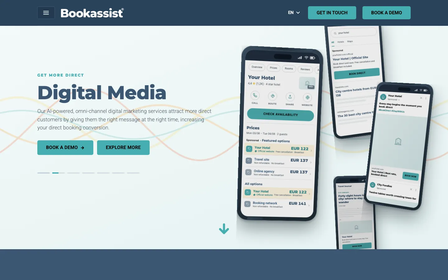 Bookassist homepage, captured 15 September 2026