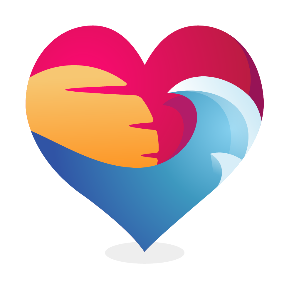 LOVU heart destination symbol