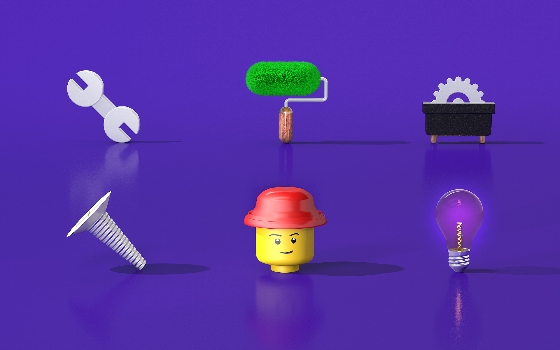 Construction 3d Icons