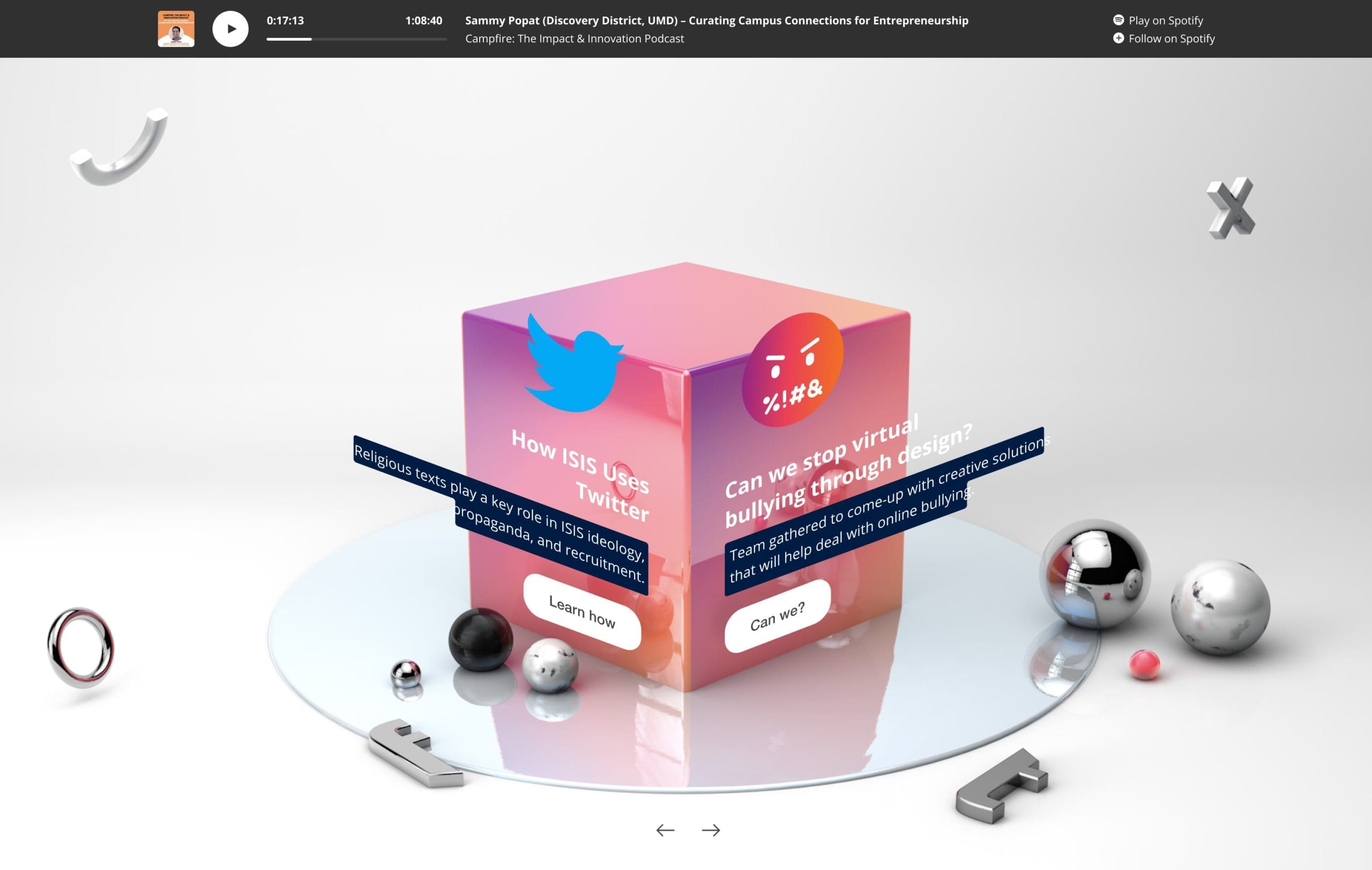 The Fifth Tribe: A Website Redesign for a top D.C. Agency