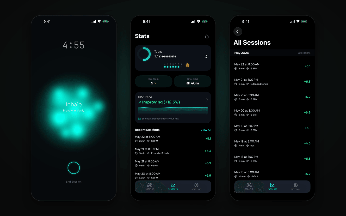 HRV Breathe — Breathing & HRV Tracker