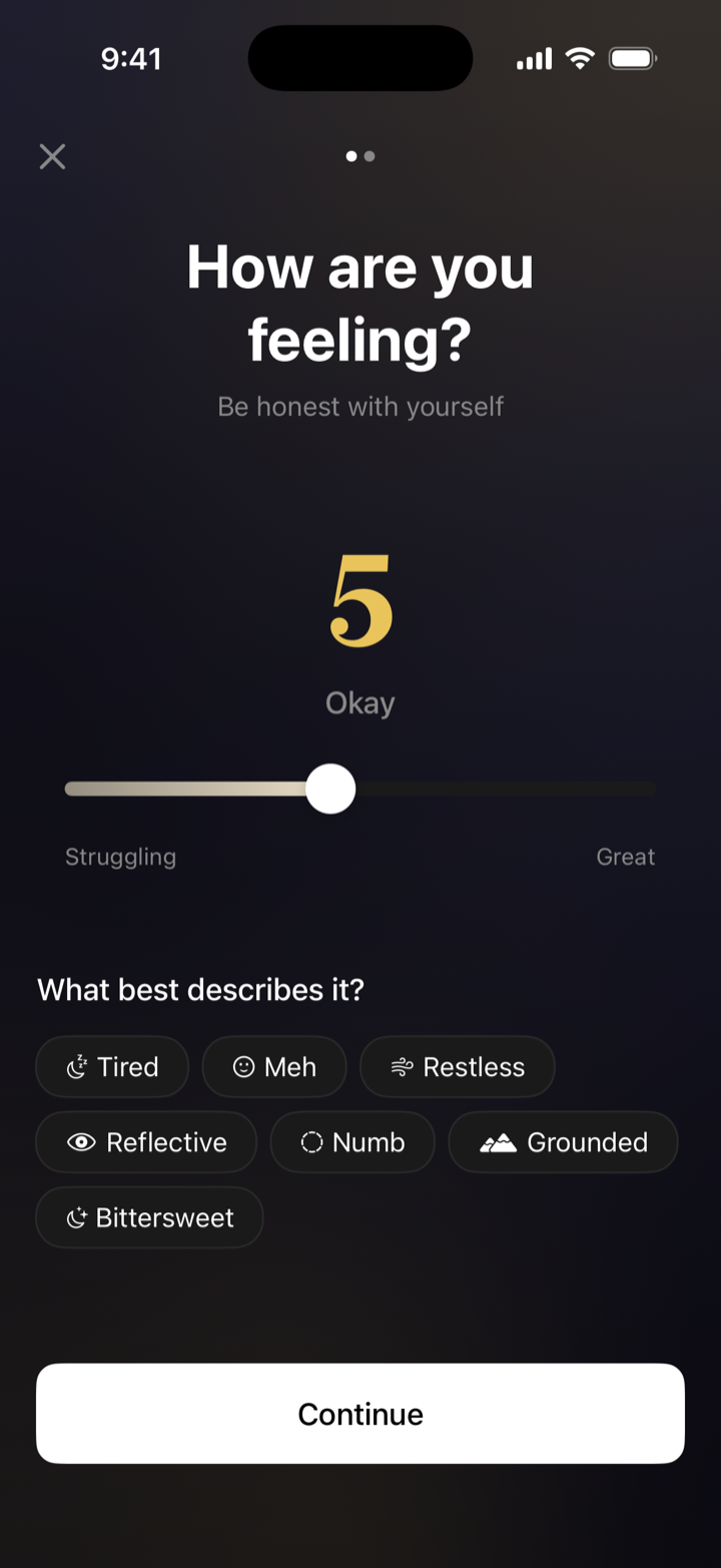 ILTY mood check-in — how are you feeling?