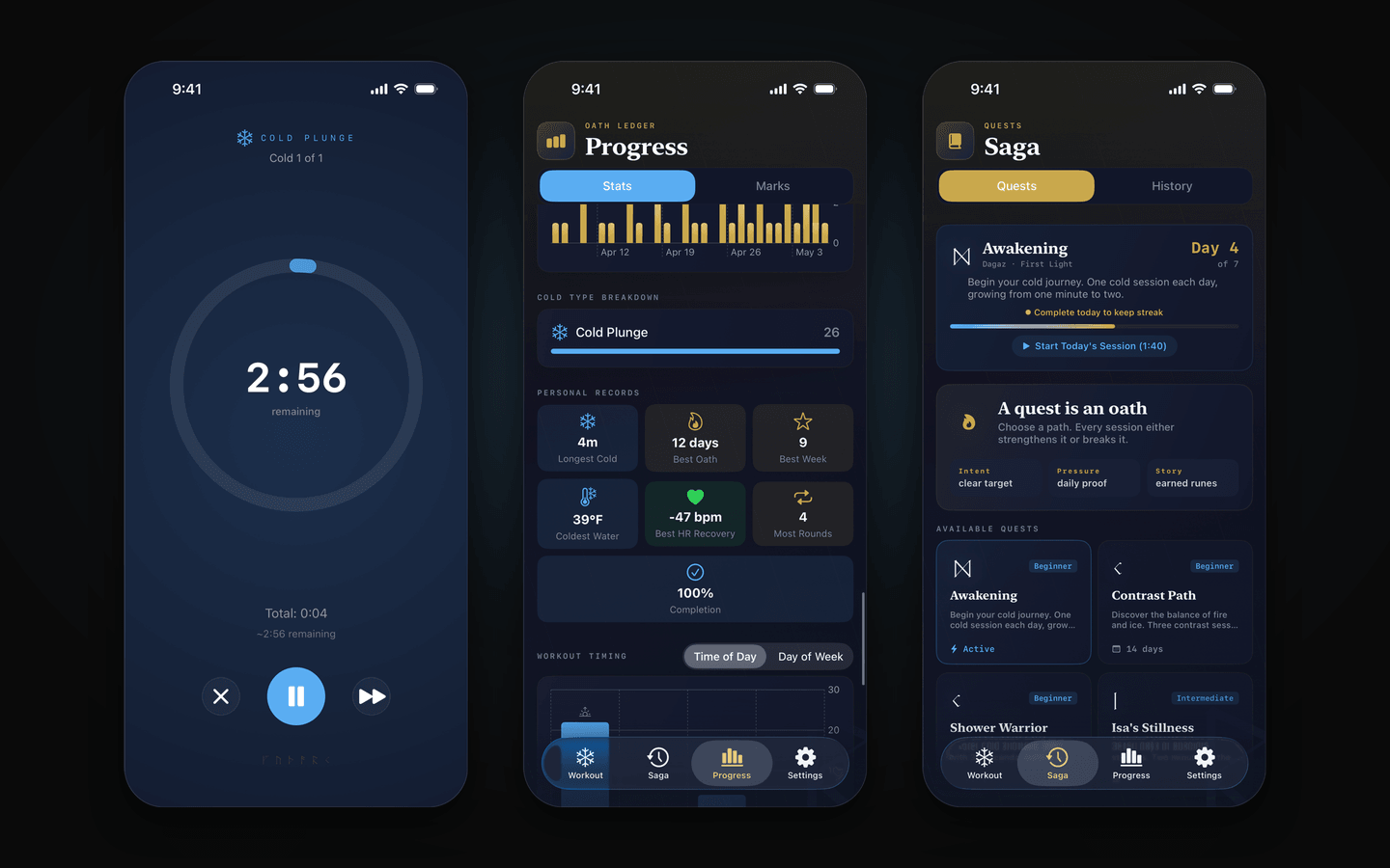 TrackCold — Cold Therapy Tracker