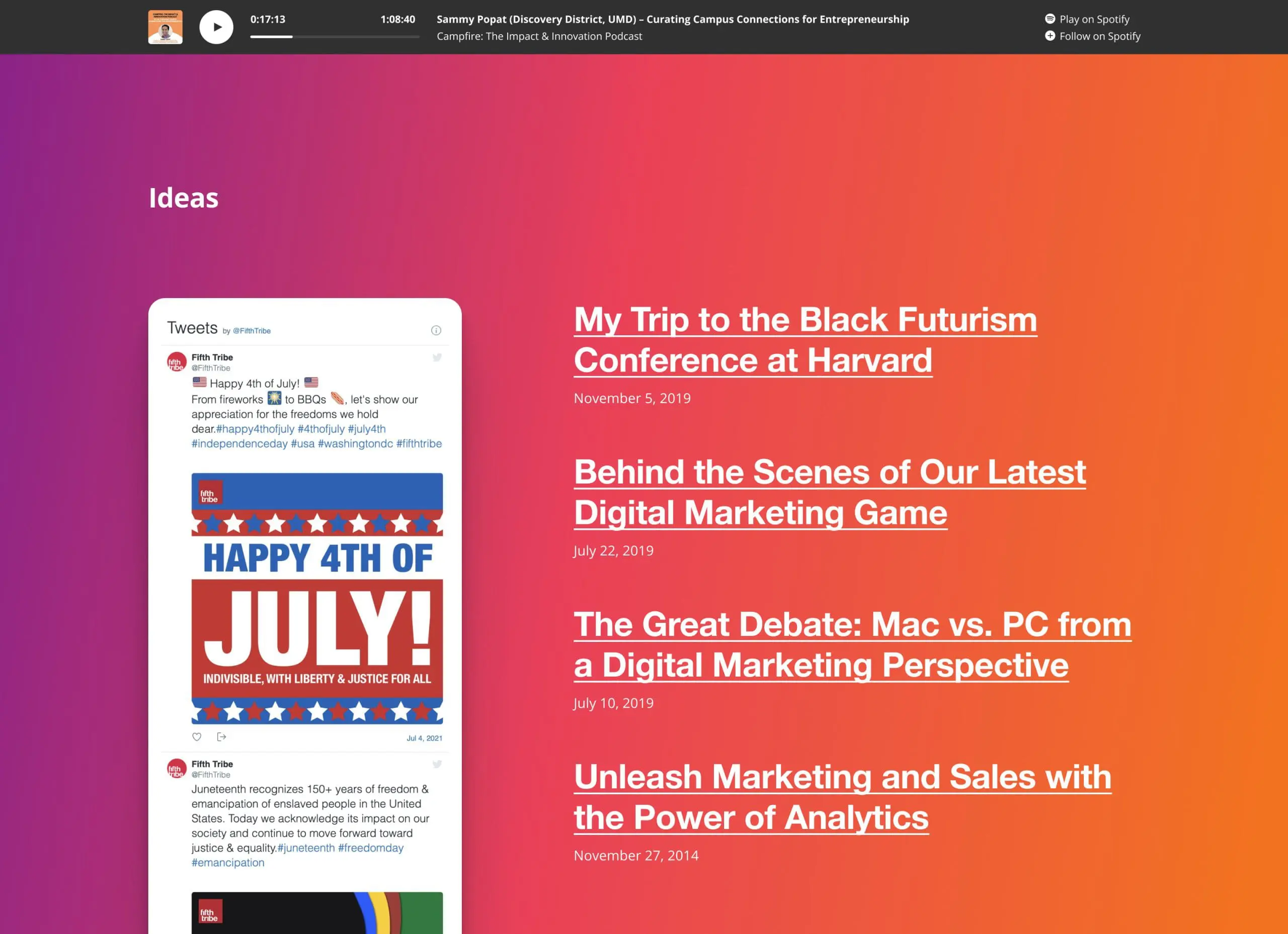 Fifth Tribe UX/UI Design Case Study