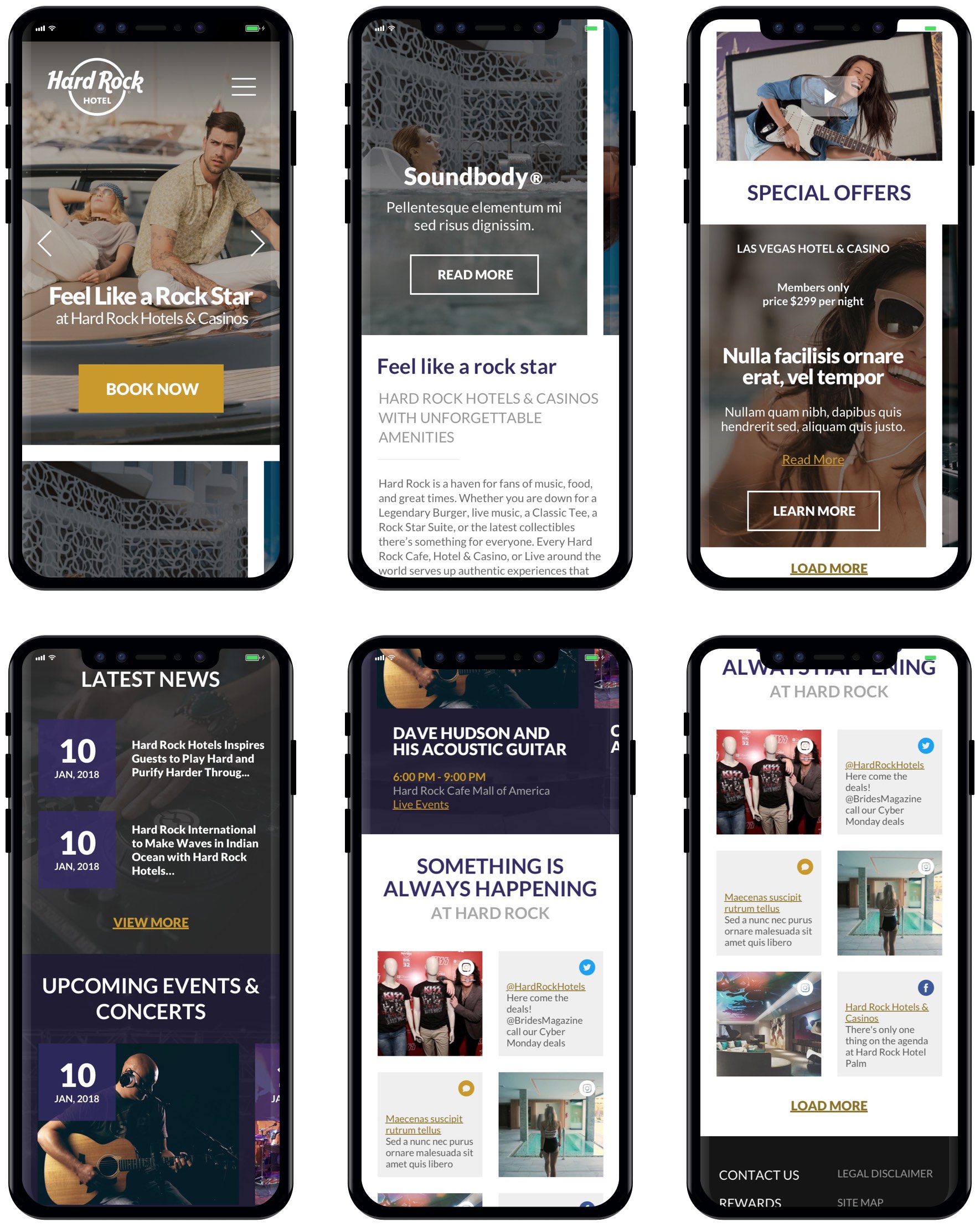 Hard Rock Corporate Mobile